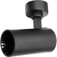 كشاف جرم لطش مفرد شكل اسود موجهة قاعدة متحركة GU10...