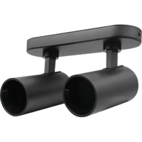 جرم كشاف لطش ترك لايت قاعدة متحركة ثنائي اسود GU10...