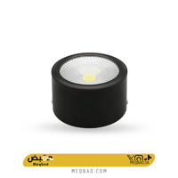 بكج اضاءة سقف لطش اسود كشاف سلندر 9 سم 10 واط × 6...