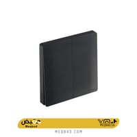 مفتاح ثنائي لون اسود بيانو