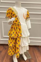 فستان شالكي لون أصفر -متجر الرياض