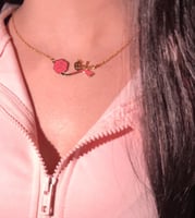 سلسال ورده بينك بالاسم