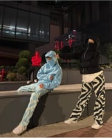 بلوفر بغطاء راس ووجه شتوي