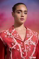 فستان هندي احمر