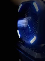 مروحة الرذاذ المتنقلة معى الاضاءة