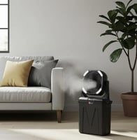 مروحة الرذاذ المتنقلة معى الاضاءة