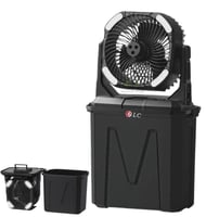 مروحة الرذاذ المتنقلة معى الاضاءة