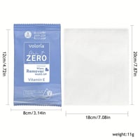 فولوريا ميكت زيرو: مناديل مزيل مكياج 15 حبة