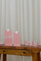 عرض ( اسم 3D + لوحتين مستطيلة )