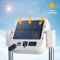 كشاف رحلات باستاند بالطاقة الشمسية والكهرب