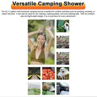 مضخة رشاش ضغط يدوي بسعة 5 لتر ومزود بخرطوم طوله 3...