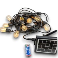 عقد لمبات LED بالطاقة الشمسية والكهرباء 20 متر وري...