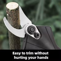 مقص كهربائي ببطارية لقص فروع الاشجار