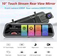 داش كام مرايا سيارة امامية مزودة بكاميرا امامية وخ...