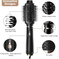 استشوار ماك mac فرشاة اسطوانية مجفّف وتصفيف وفير