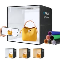 صندوق تصوير احترافي بإضاءة LED وخلفيات متعددة – Pu...