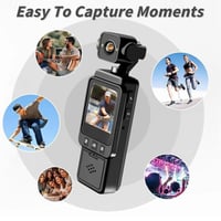 كاميرا أكشن بعدسة دوارة - لتسجيل يومياتك و مغامرات...