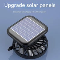 قبعة شمسية مع مروحة تبريد بالطاقة الشمسية – للحماي...