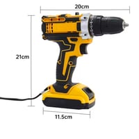 دريل لاسلكي مع شنطة عدة متعددة الاستخدام