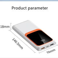 بطارية باور بانك 10,000 بشاشة وشحن سريع بقوة 22.5W