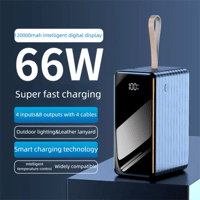 بطارية باور بانك 120 الف بشاشة وشحن سريع