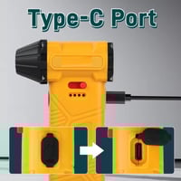 منفاخ هواء صغير تيربو شفط ونفخ بتحكم بالسرعة