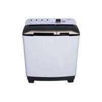 توشيبا غسالة حوضين 8 كغ أبيض VH-J90WBB