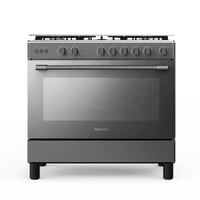 فرن توشيبا 5 عيون غاز 60x90 سم مع شواية ومروحة - س...