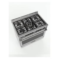 جليم غاز فرن غاز 5 شعلات 60x100 سم مع مقلاة هوائـي...