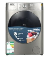 غسالة اتوماتيك امامية جنرال جولدي 10 ك / 6 ك استيل...