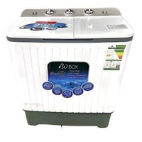 دبليو بوكس غسالة حوضين 7 كغ - تحميل علوي - أبيض -...