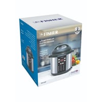 فيشر قدر ضغط ديجيتال سعة 6 لتر 8 برامج طهي 1000 وا...