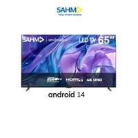 سهم شاشة تلفزيون سمارت 65 بوصة 4K مزود برسيفر داخل...