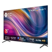 ام تى سي شاشة 75 بوصة دقة UHD نظام تشغيل GOOGLE TV...