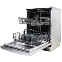 نيكاي غسالة صحون 12 مكان - 6 برامج - 11 ليتر - فضي...