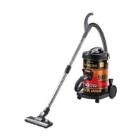 هيتاشي مكنسة برميل 21 لتر 2500 واط ياباني أسود وأح...