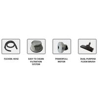 ارو مكنسة برميل كهربائية 21 لتر - 2000 واط - أحمر...