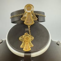 طقم ذهب عيار 21 وزن 29.7 جرام