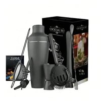 black 8pcs 700ml