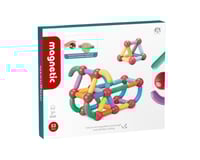 مجموعة البناء المغناطيسية الإبداعية – 53 قطعة من م...