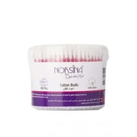 نورسين اعواد قطن مدور لتنظيف الاذن , 300 عود