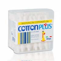 قطن بلس اعواد قطنية للاطفال 56 عود