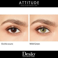 ديزيو عدسات ملونه اتيتود ربع سنوي وايلد جرين