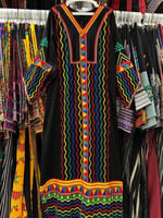 Colored black