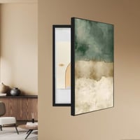 لوحة اخفاء الطبلون فن تجريدي