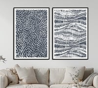 طقم لــوحات ثنائية بتصميم عصري