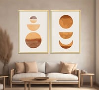 طقم لــوحات ثنائية بتصميم عصري