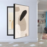 لوحة اخفاء الطبلون فن تجريدي