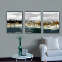 طقم من 3 لوحات مودرن ثلاثية