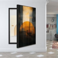 لوحة اخفاء الطبلون فن تجريدي